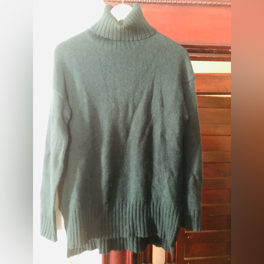 Joe fresh women’s Green Sweater turtle neck wool/acrylic